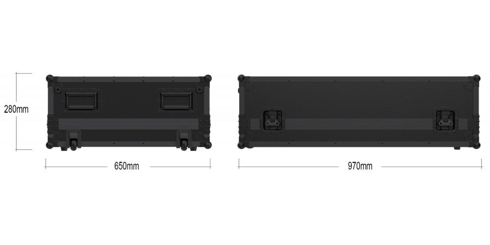 Audibax PRO-X32 Maleta Flight Case para Behringer X32 con Ruedas-gallery-7